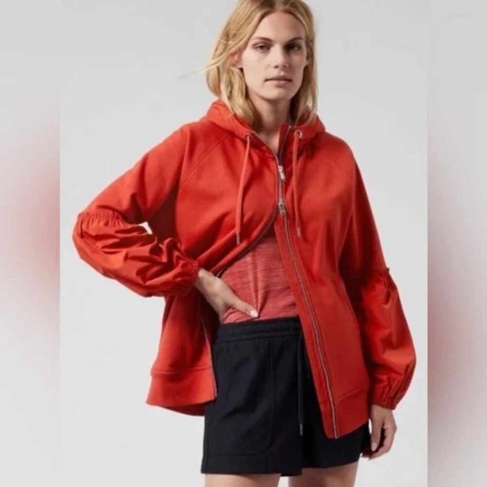 Athleta On My Way Hoodie – Orange – Small